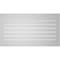 Ekena Millwork Vertical Surface Mount PVC Gable Vent: Functional, w/ 2"W x 2"P Brickmould Sill Frame, 40"W x 22"H GVPVE40X2203SF - alternate 3